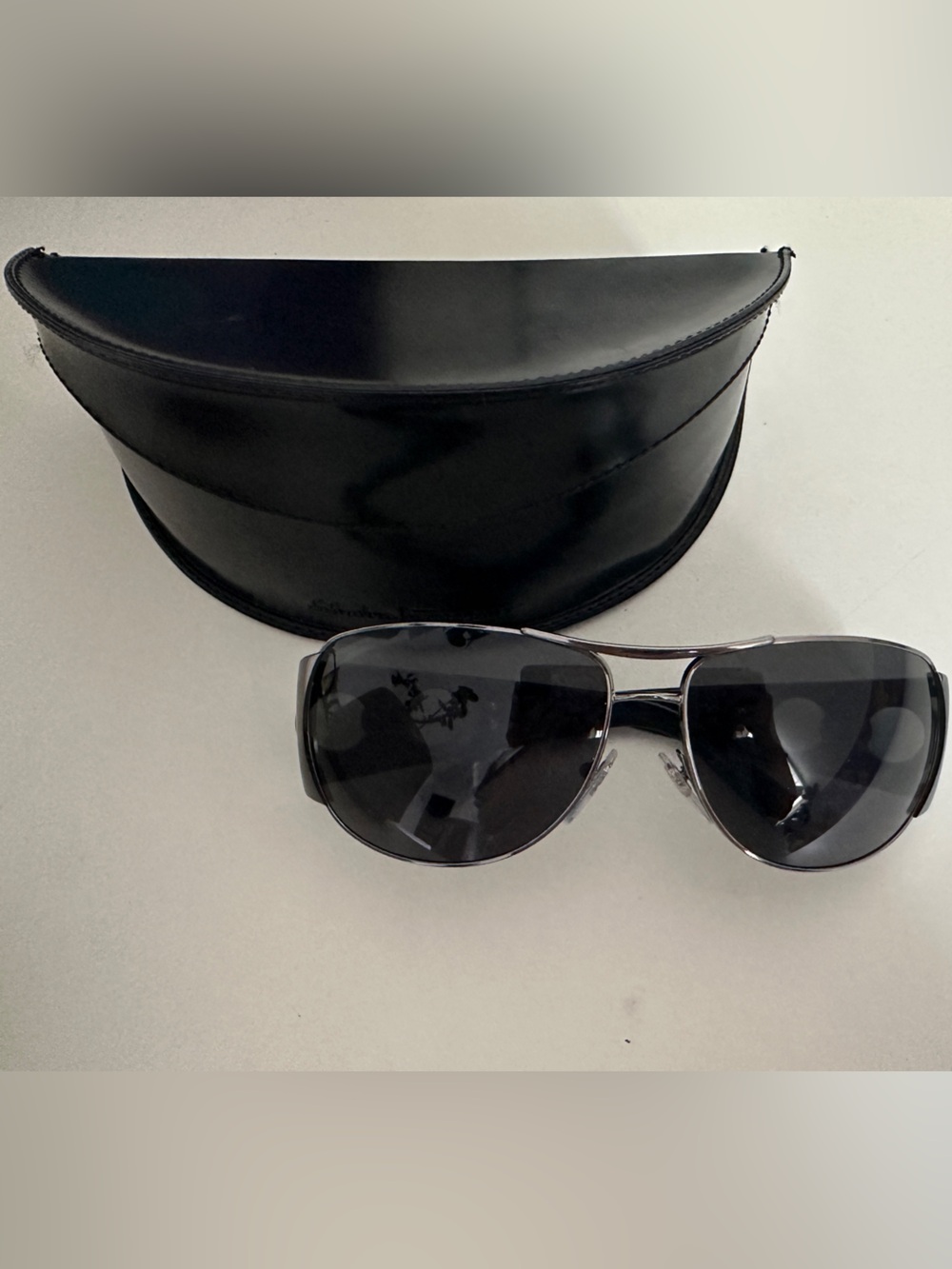 Vintage Ferragamo Sunglasses with Rhinestones